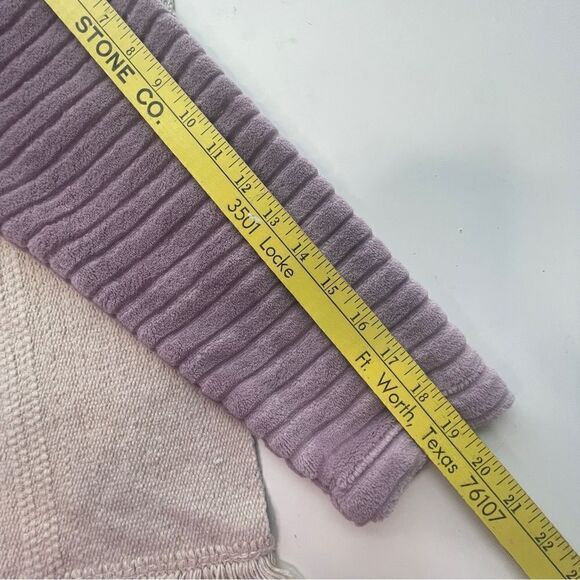 Soft Surroundings 3/4 Zip Tunic Sweater in Lavender, Size Medium - Picture 3 of 10